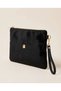 Women's Portfolio Bag Zippered Handbag Stylish Daily Bag with Wrist Strap - 2