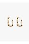 Abstract Hoop Earrings