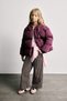 Hooded Inflatable Coat for Girls H2928A826Au - 2
