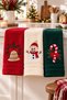 Boxed New Year's 3-Piece Kitchen Towel Set |   100% Cotton, Gift Embroidered Hand Towel Set |   Drying Cloth 30X50 cm - 2