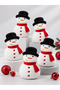 Large Soft Plush Toy Featuring a Snowman Figure - 3