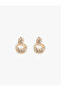 Geometric Stone Dangle Earrings