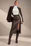 Women's Turtleneck Long Sleeve Italian Velvet Snap Bodysuit Body - 7