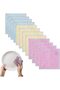 12 Pcs Non-Scratch Wire Dishcloth,Multipurpose Double Layer Wire Dishwashing Rags for Kitchen,Reusable Wire Cleaning Cloths for Tableware and Stoves