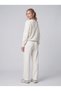 Women's Crew Neck Long Sleeve Tracksuit Set Comfortable Fit Loose Leg Two-Piece Sportswear - 5