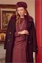 Belted Checked Coat 90651 - 3