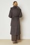 Belted Checked Coat 90651 - 4