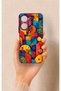 Vivo Y18 Compatible Colorful Geometric Flower Pattern Silicone Case