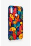 Huawei Y6 2019 Compatible Colored Geometric Flower Pattern Silicone Case - 3
