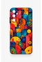 Samsung A05S Compatible Colorful Geometric Floral Pattern Silicone Case - 2