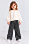 Gri Corduroy Balloon Leg Children's Trousers - 2