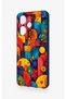 Infinix Hot 30I Compatible Colorful Geometric Floral Pattern Silicone Case - 4
