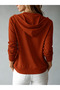 Women's Long Sleeve Hooded Lace-Up Front Buttoned Strawberry Jacket - 2