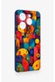 Infinix Hot 40 Pro Compatible Colorful Geometric Floral Pattern Silicone Case - 3