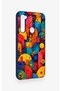 Redmi Note 8 Compatible Colorful Geometric Flower Pattern Silicone Case - 3