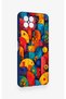 Omix X600 Compatible Colorful Geometric Floral Pattern Silicone Case - 3