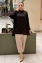 Minimal Patterned Ribbed Cupra Tunic - 2