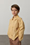 Embroidered Wide Placket Shirt Yellow - 2