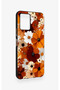 Vivo Y33S Compatible Autumn Tone Floral Pattern Silicone Case - 3
