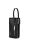 Men's Genuine Leather Black Handbag - 5
