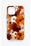 حافظة سيليكون متوافقة مع هاتف iPhone 12-12PRO بنمط زهور الخريف - 2