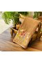 Caramel Color 100% Cotton Floral Botanical Embroidered Towel 50X90Cm - 2