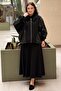 Nero Jacket with Fur Collar Detail - 3