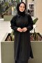Slit Long Shirt and Trouser Set - 2