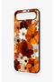Tecno Spark Slim Compatible Autumn Tone Floral Pattern Silicone Case - 4