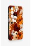 Realme C75 Compatible Autumn Tone Floral Pattern Silicone Case - 3