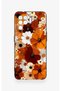 Oppo Reno 5 Lite Compatible Autumn Tone Floral Pattern Silicone Case - 2