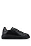 Men's Genuine Leather Black Sneakers & Sports Shoes