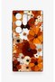 Samsung S24 Ultra Compatible Autumn Tone Floral Pattern Silicone Case - 2
