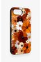 iPhone 16E Compatible Autumn Tone Floral Pattern Silicone Case - 3