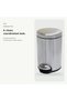 Java 6L Stainless Steel Pedal Bin with Soft-Close Lid - 5