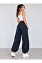 Women's High Waist Modal Fabric Loose Fit Baggy Jogger Sweatpants with Elastic Cuffs, Pockets, and Drawstrings - 5