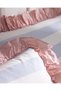 Laure 2-Pack 100% Cotton Ranforce Ruffled Pillowcase - Blue/Powder - 5
