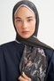 Aura Pattern Reniva Tensel Shawl Anthracite - 3
