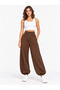 Women's High Waist Modal Fabric Loose Fit Baggy Jogger Sweatpants with Elastic Cuffs, Pockets, and Drawstrings - 5