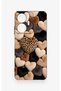 Realme C55 Compatible Heart Fur Pillow Patterned Silicone Case - 2