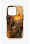 iPhone 15 Pro Compatible Steppe Traveler Patterned Silicone Case - 2