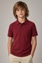 Unisex White Short Sleeve Polo Collar Lacoste T-Shirt - Suitable for School, Primary and Secondary Schools, 100% Cotton
