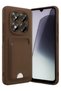 Concepta Newface Redmi Note 15 Pro 4g Kelvin Silicone with Business Card Holder (100628) - Brown