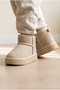 Children'S, Thick Soled, Fur Lined, Ankle Length Winter Boots - 6