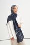 Palmera Desen Reniva Tensel Shawl Navy Blue - 2