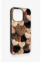 iPhone 13 Pro Compatible Heart Fur Pillow Pattern Silicone Case - 3