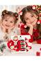 10-Piece Christmas Fancy Santa Claus Strawberry Clothespin Rubber Buckle Gift Set