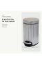 Java 5L Stainless Steel Pedal Bin with Soft-Close Flat Lid - 2