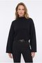 Women's Premium Batwing Sleeve Crop Knit Sweater - 2