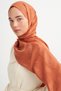 Geometric pattern liora cotton shawl copper